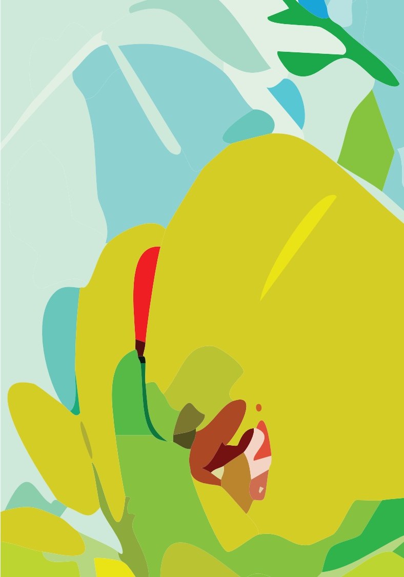 Abstract Orchid cover