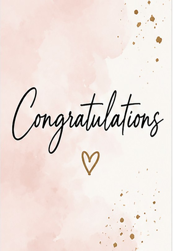 Congratulations cover