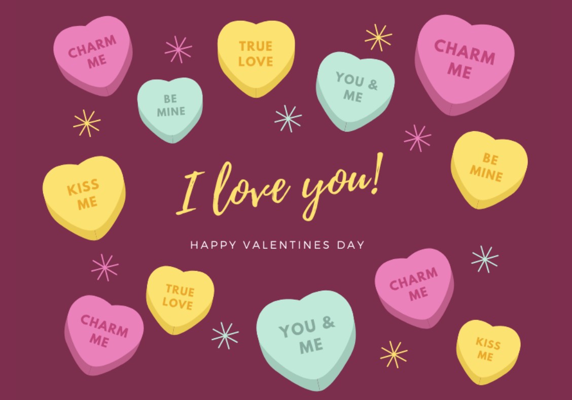 Candy Hearts — I Love You cover