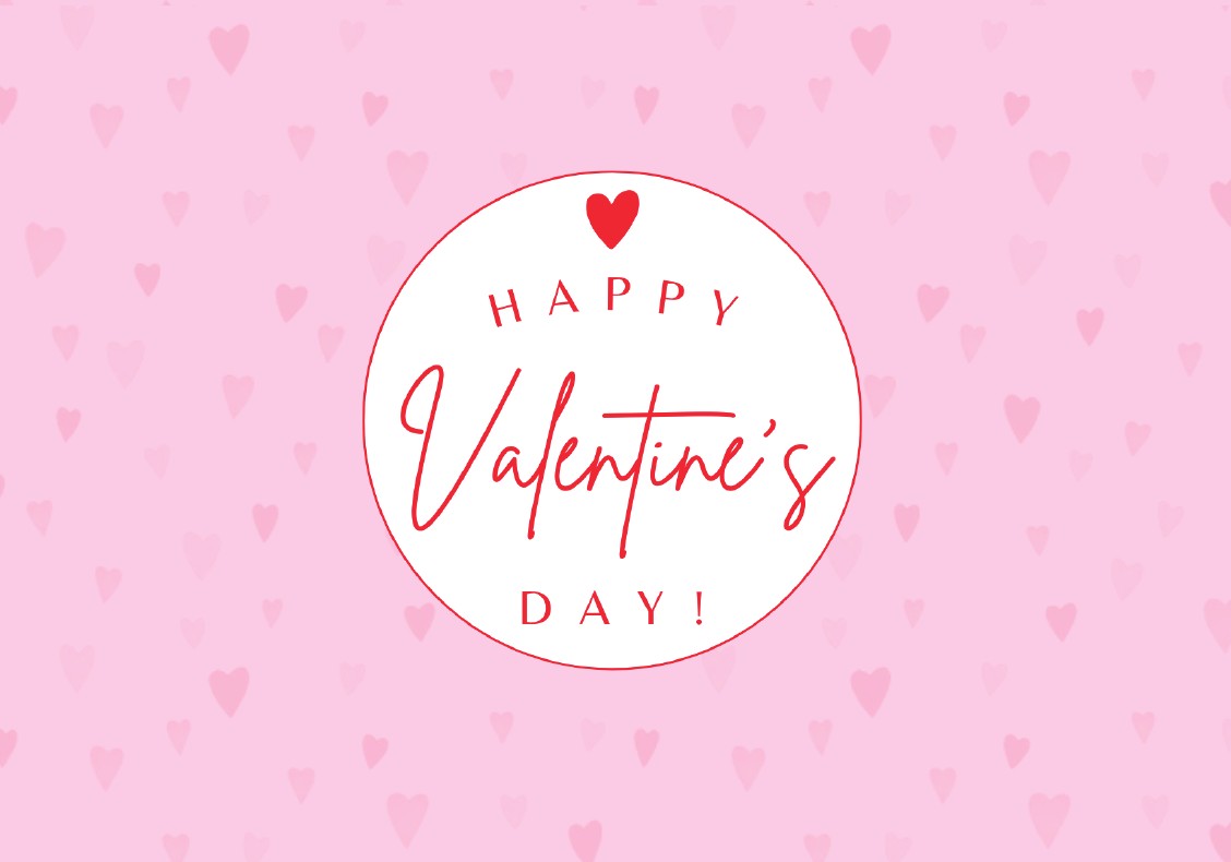 Pink Heart — Happy Valentines Day cover