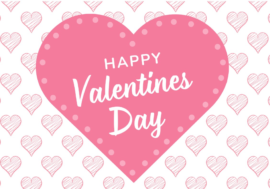 Pastel Script — Happy Valentine's Day cover