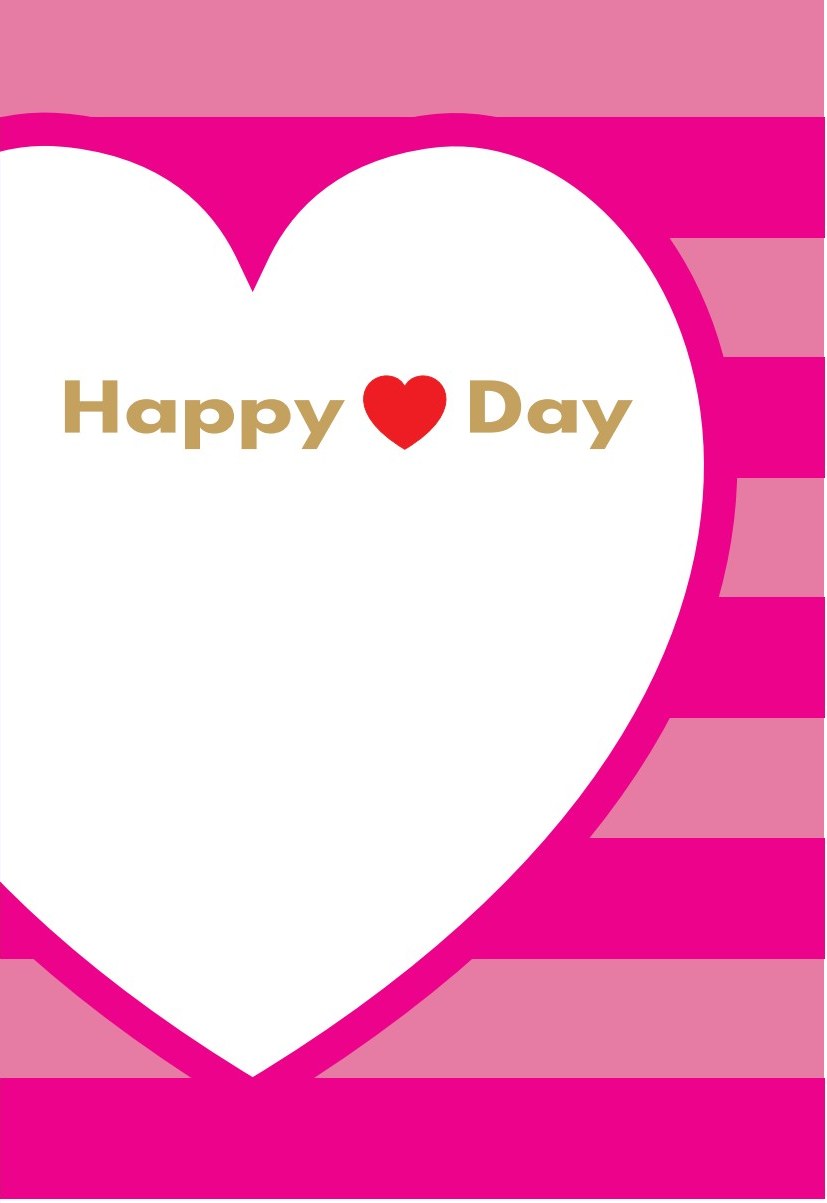 Happy Heart Day — Stripes cover