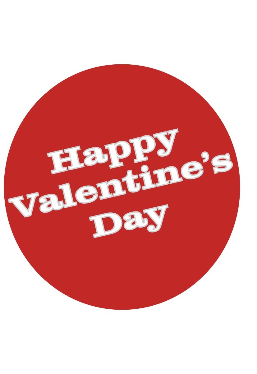 Happy Valentine's Day — Circle cover